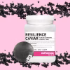 Resilience Caviar maska je bogata z maščobnimi kislinami omega-3 in omega-6 ter aminokislinami. Neguje kožo, pomaga pri proizvodnji kolagena, pri poškodbah zaradi UV-žarkov, izboljšuje tonus in elastičnost.