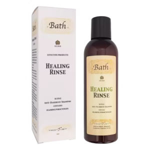 Učinkovit šampon proti prhljaju za zdravo lasno lasišče s pirokton olaminom Healing Rinse.