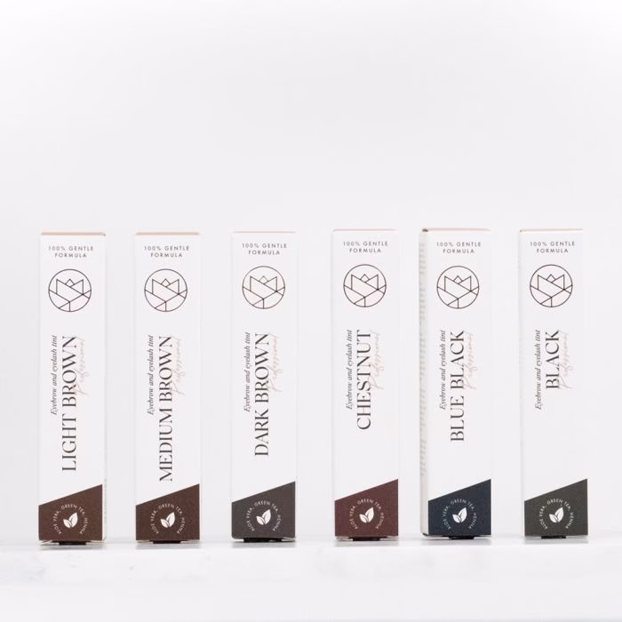 Hibridne kremne barve za barvanje obrvi in trepalnic Hybrid Brow & Lash Tint.